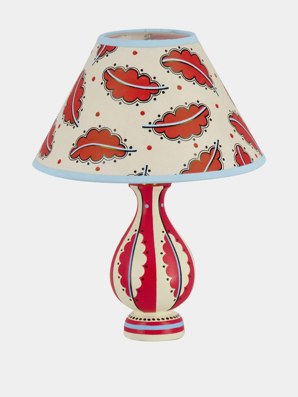 Oak Leaf Vase Lamp