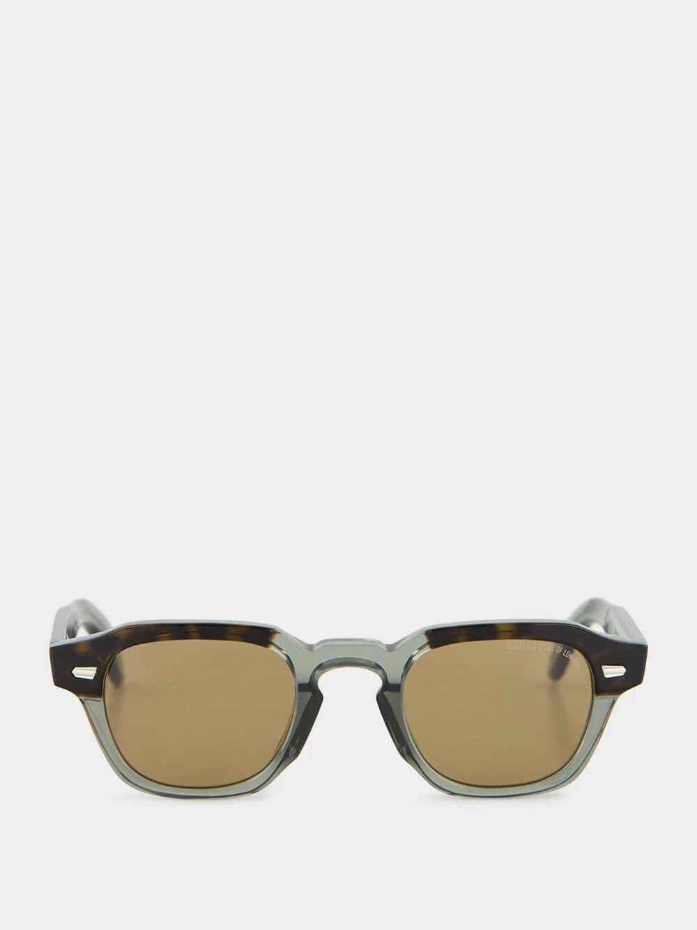 1420 Round Sunglasses in Havana on Grey