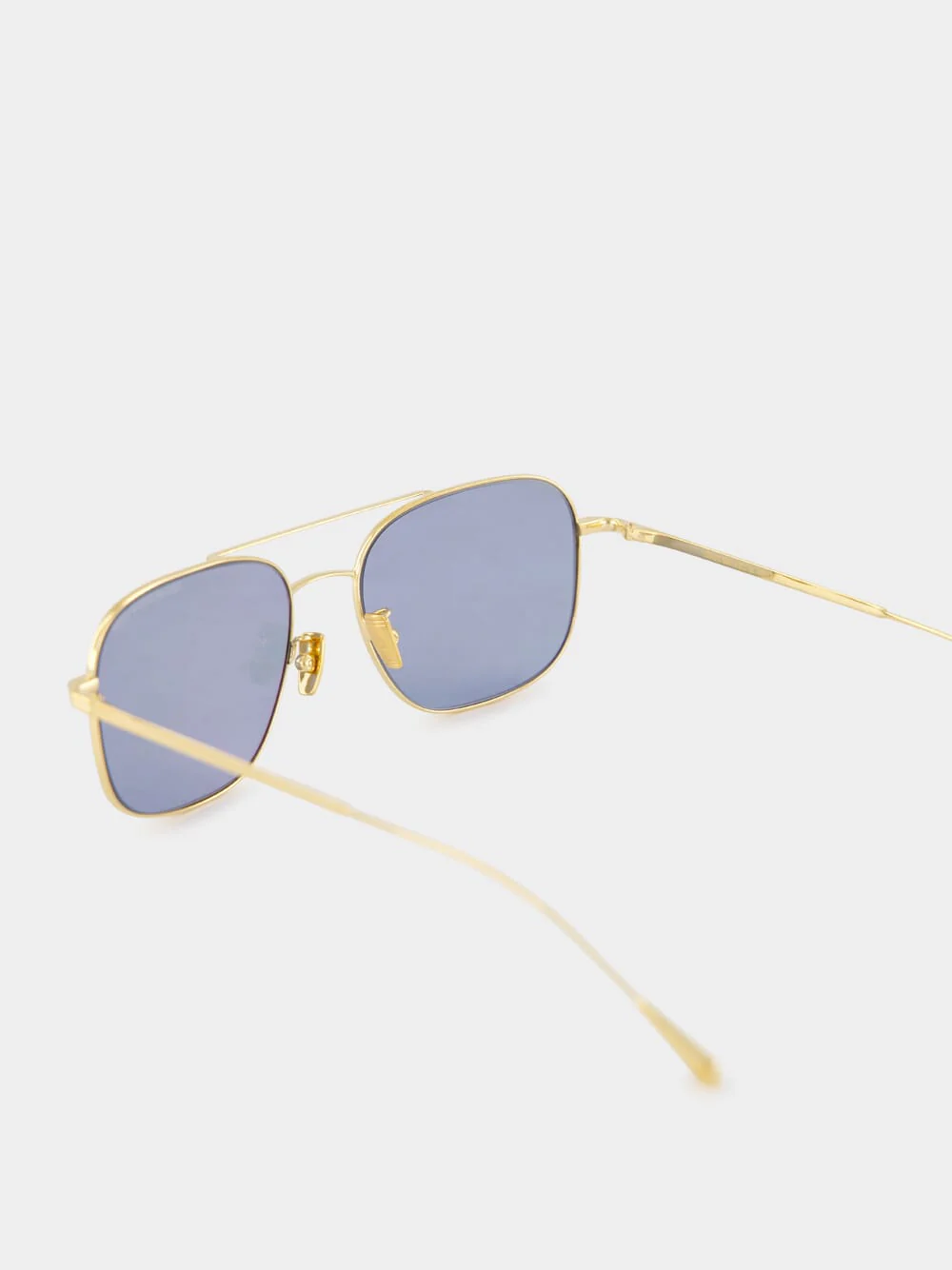 18K Gold Aviator Sunglasses - Image 4