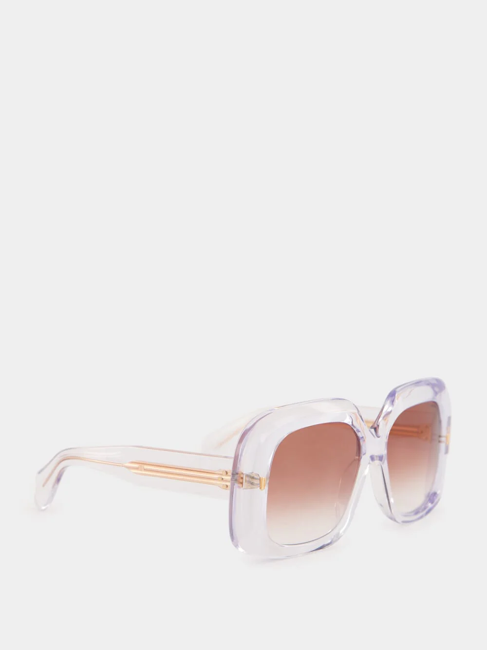 Crystal Gradient Rectangle Sunglasses - Image 3
