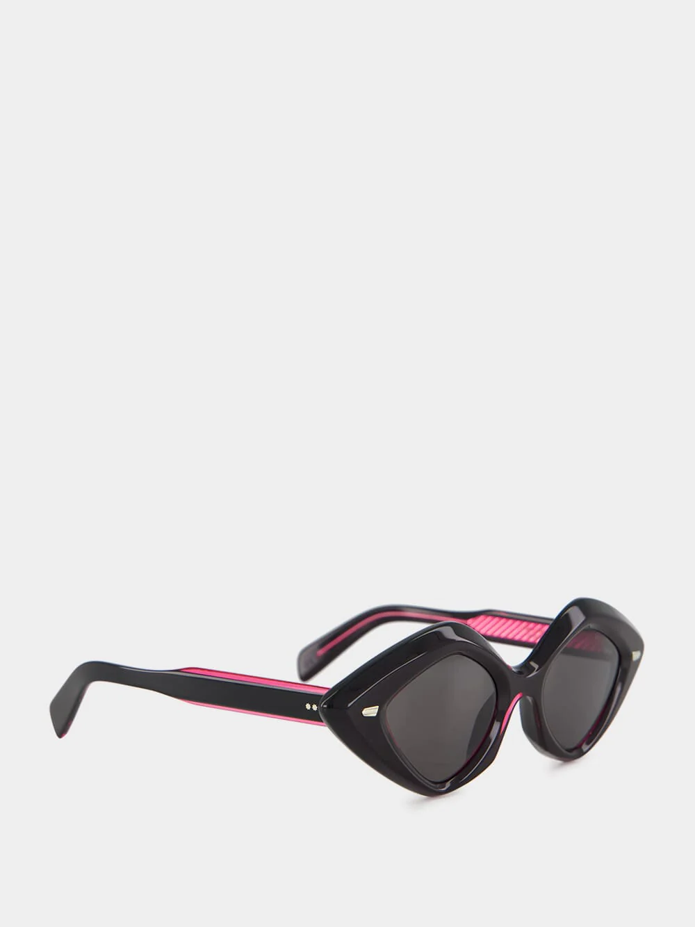 Black on Pink 9126 Oversize Sunglasses - Image 2