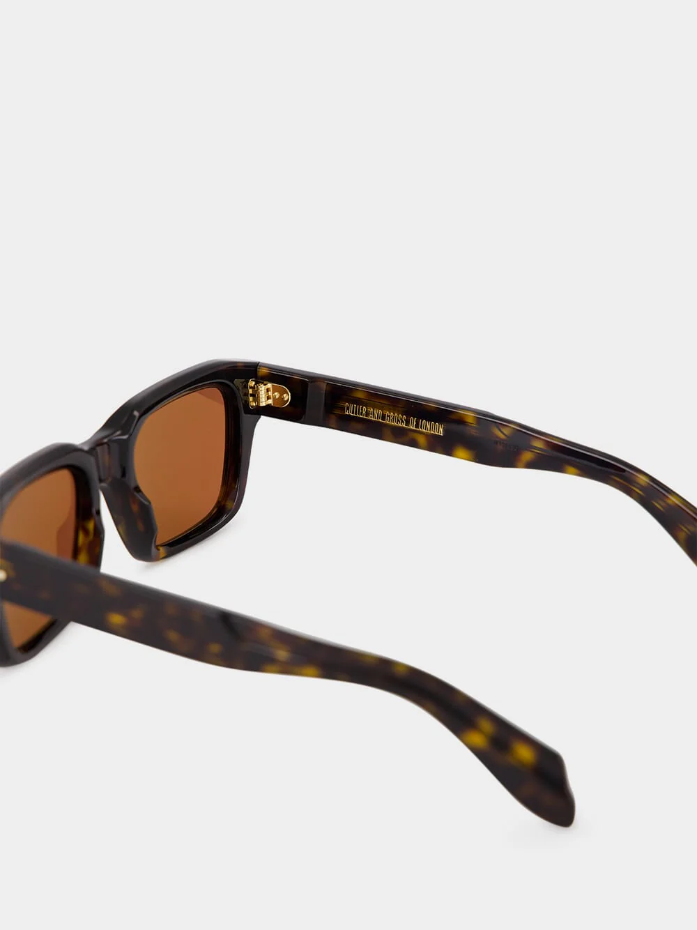 Dark Havana 1432 Square Sunglasses - Image 4