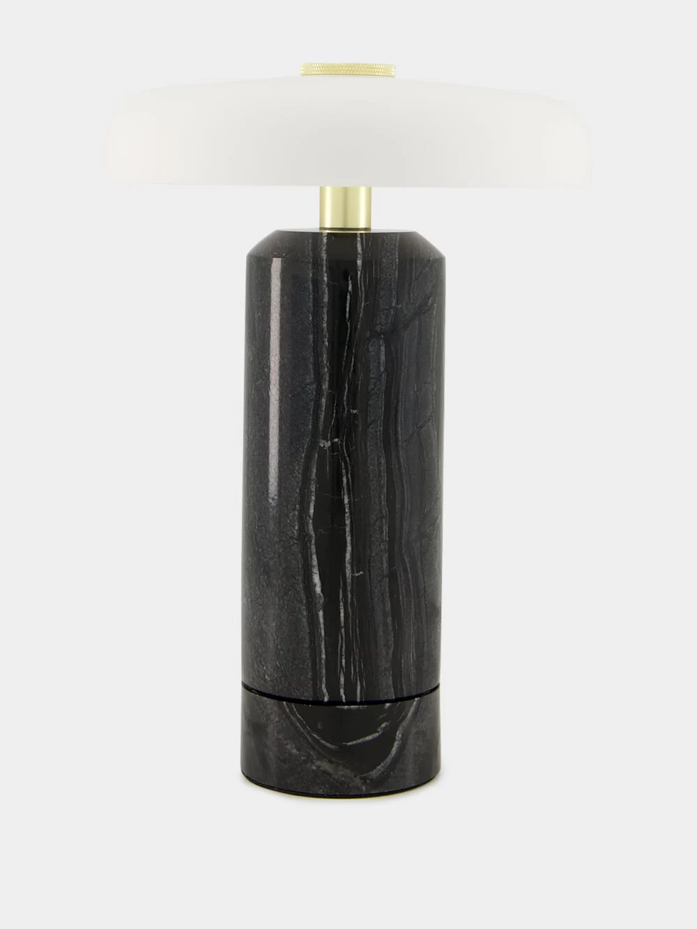 Charcoal and Opal Matte Trip LED Lamp