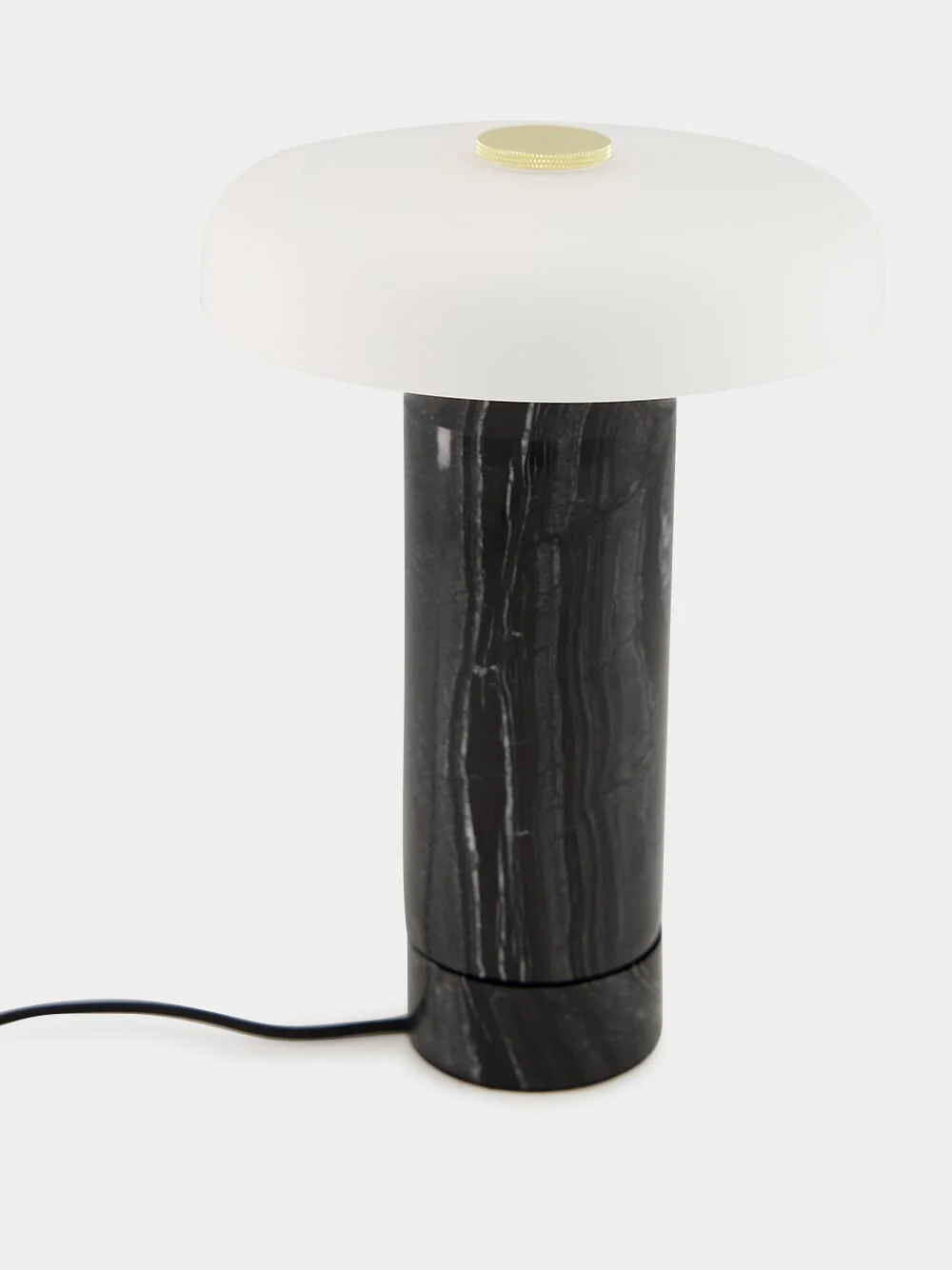 Charcoal and Opal Matte Trip LED Lamp - Image 3
