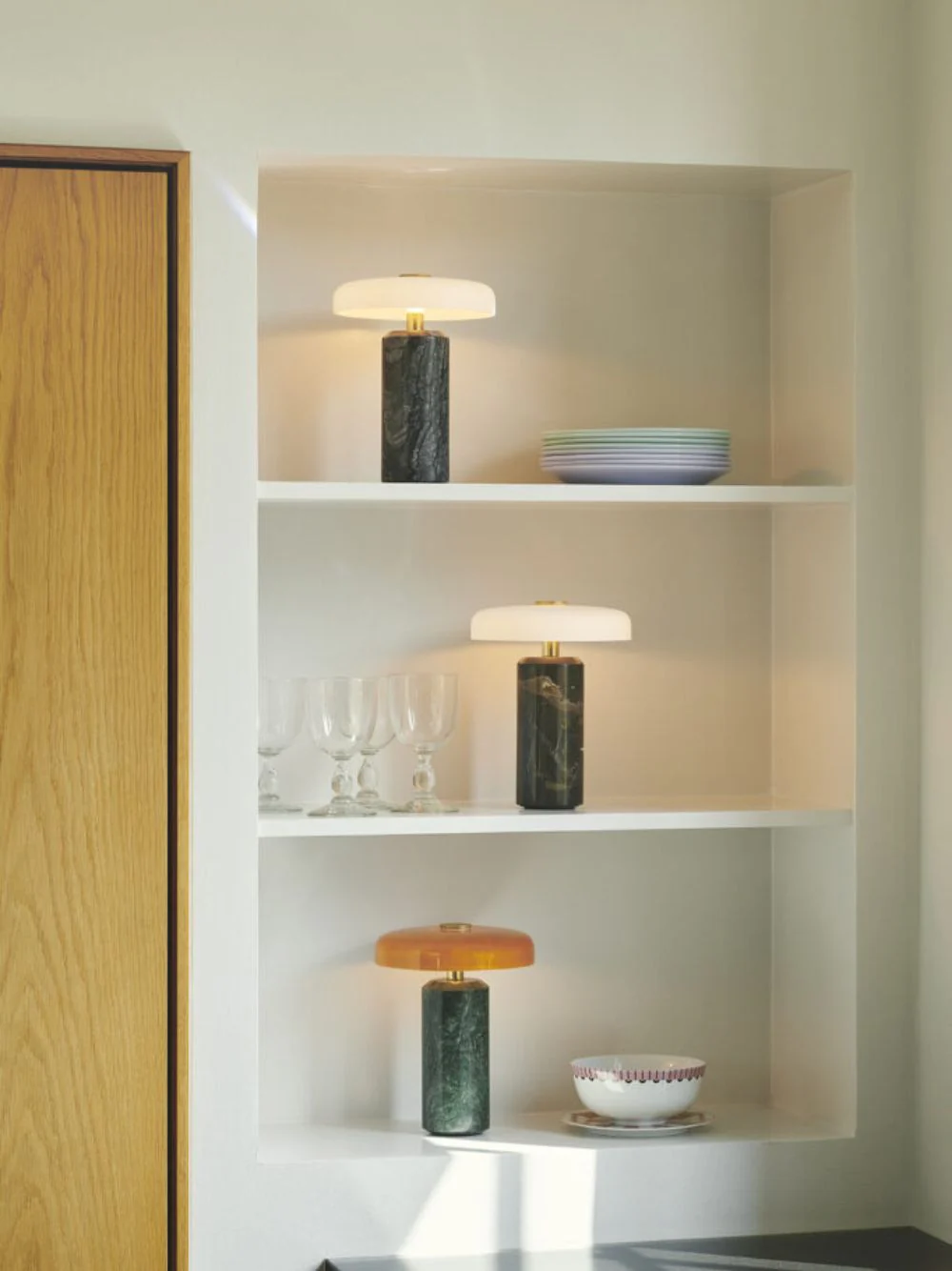 Moss and Amber Trip LED Lamp - Image 5