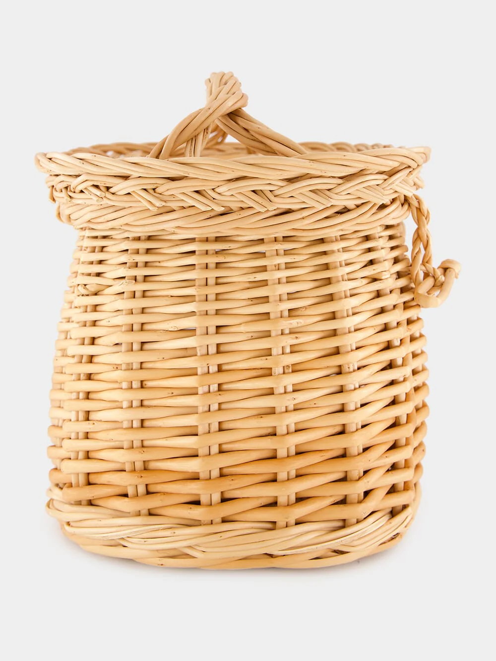 Wicker Picnic Basket with Lid - Image 3