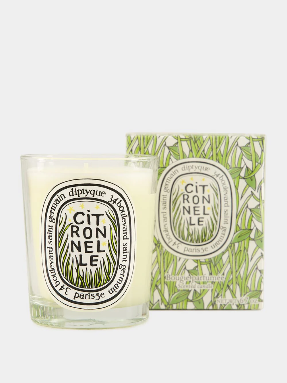Citronnelle (Lemongrass) Classic Candle 190gr - Limited Edition - Image 4