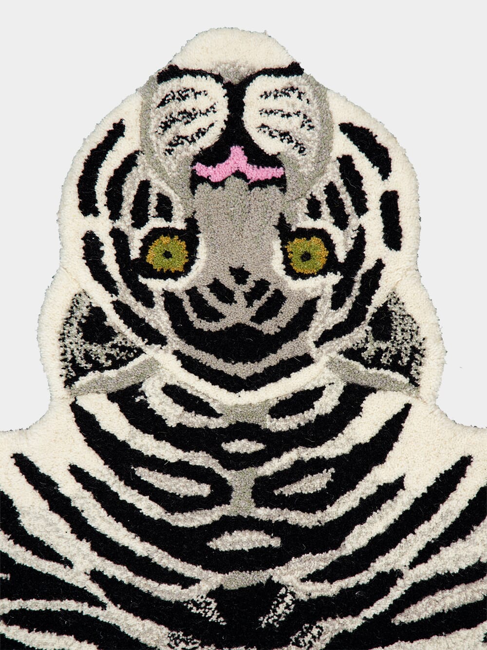 Snowy Tiger Rug Large - Image 2