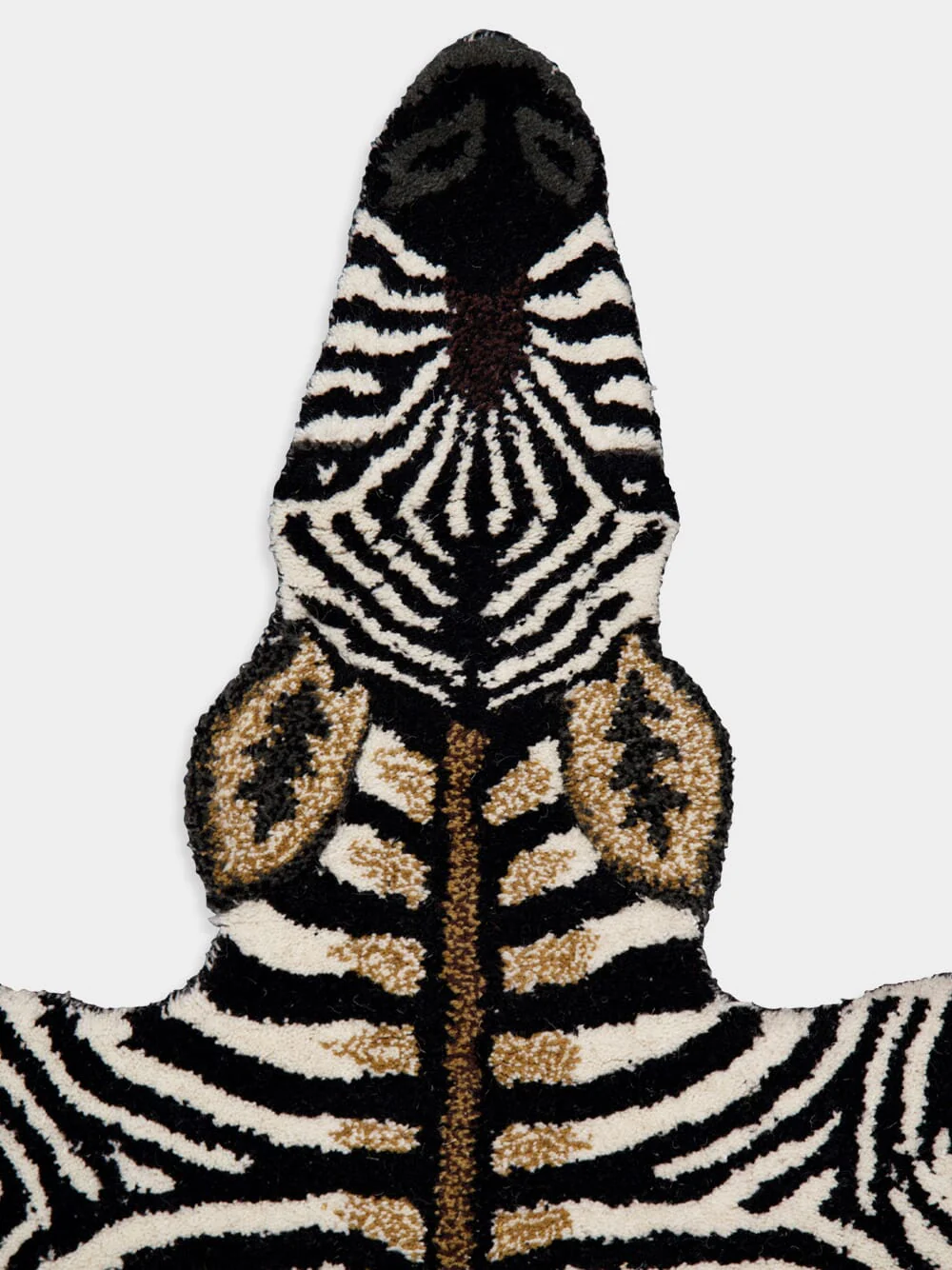 Large Stripey Zebra Rug - Image 2