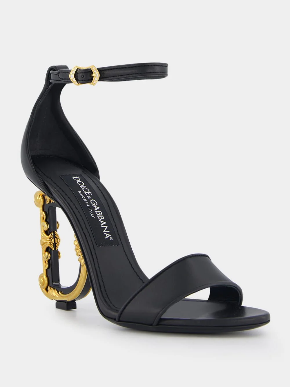 Keira Baroque Logo 105mm Sandals - Image 3