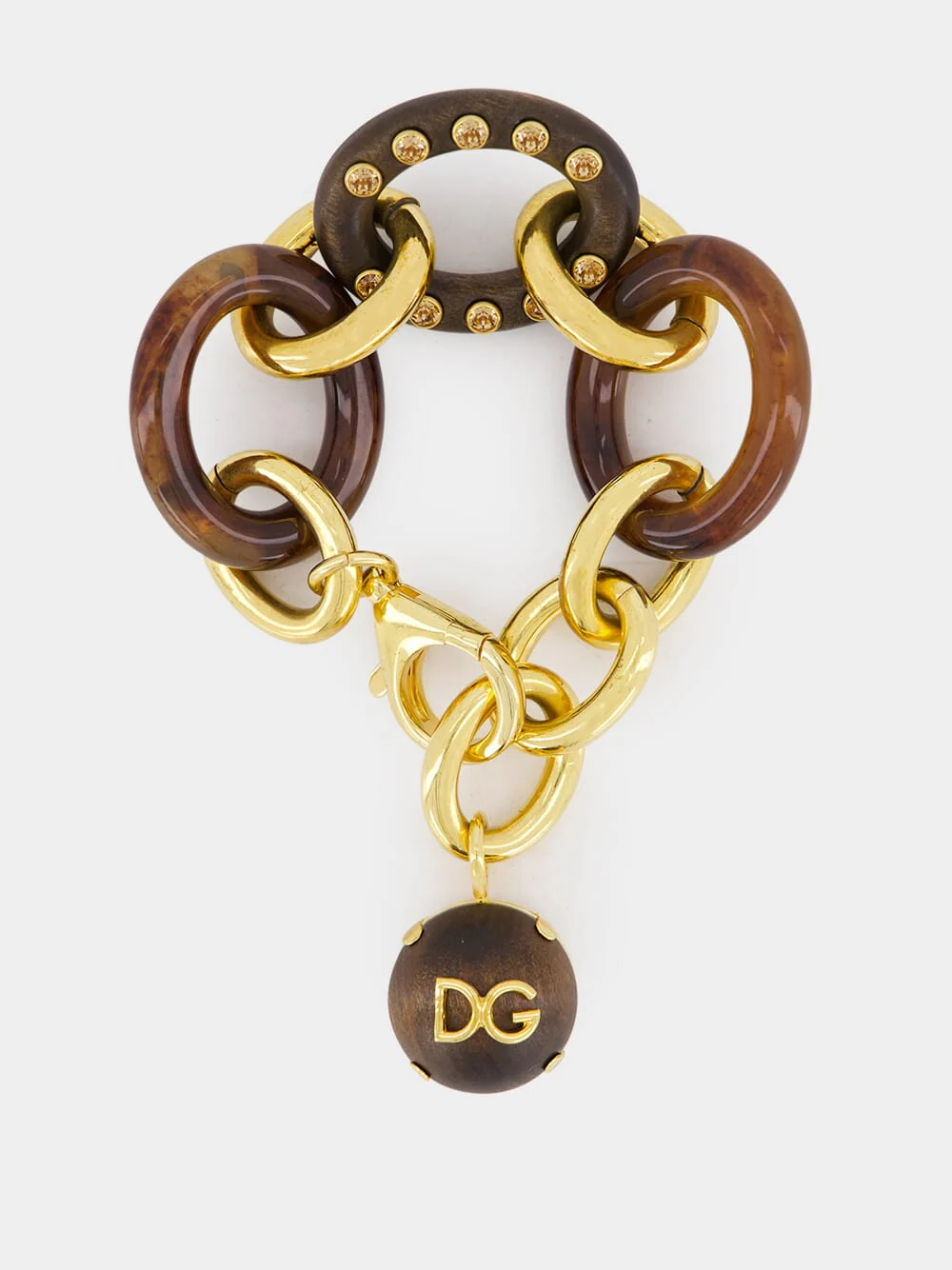 Gold Tortoiseshell Chain Bracelet