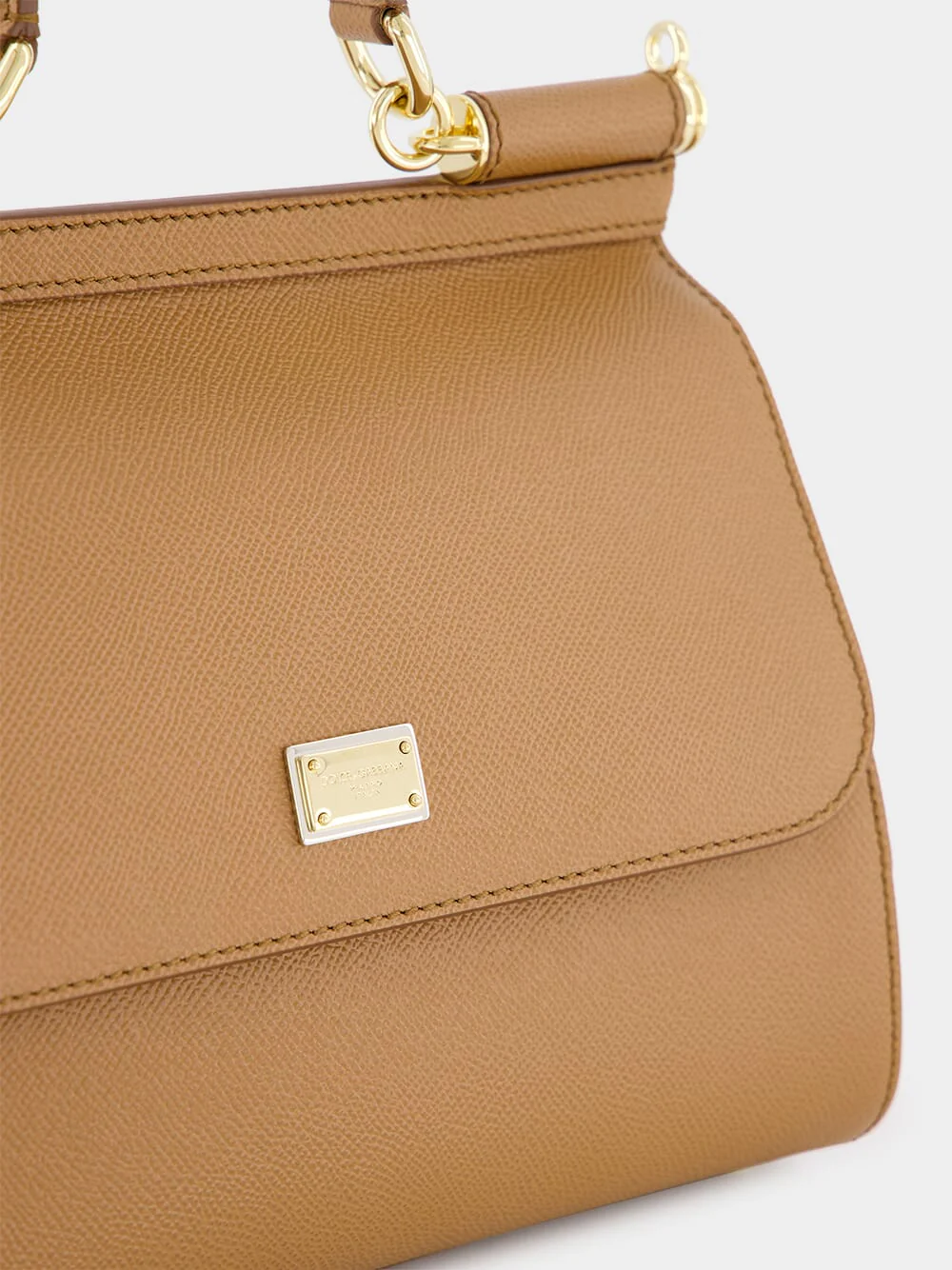 Brown Large Sicily Handbag - Image 7