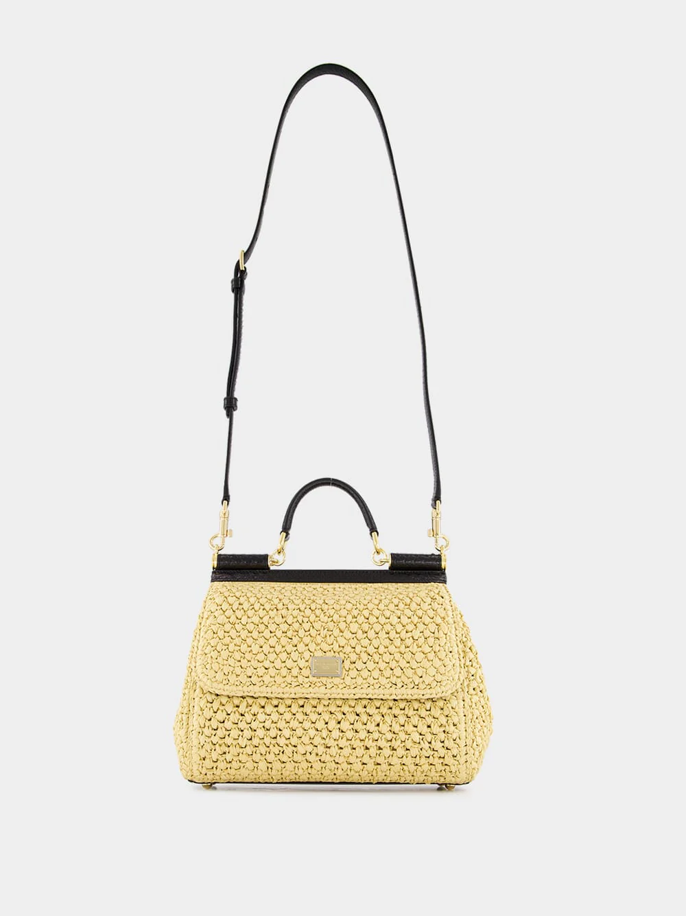 Large Raffia Crochet Sicily Handbag - Image 2