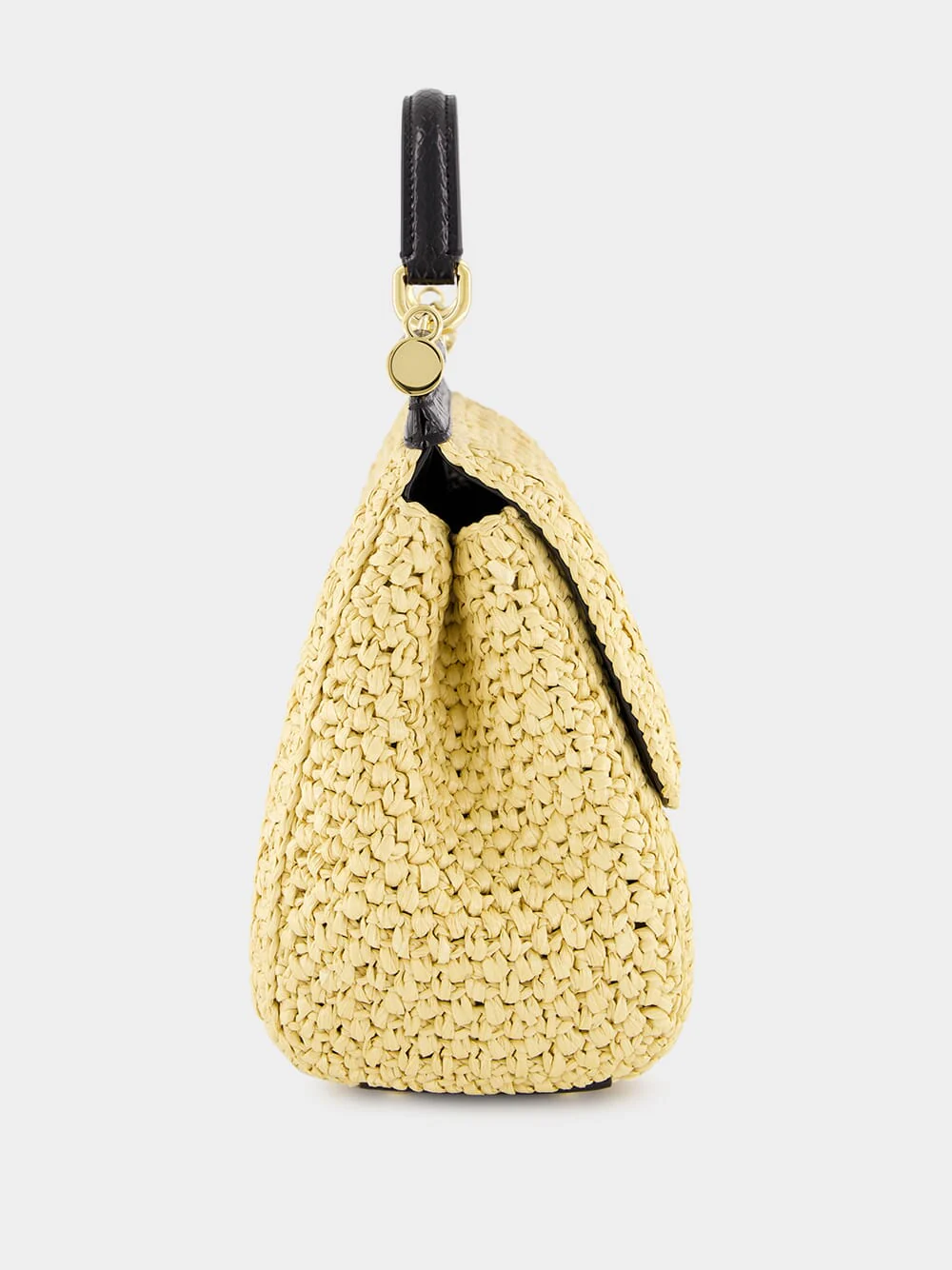 Large Raffia Crochet Sicily Handbag - Image 5