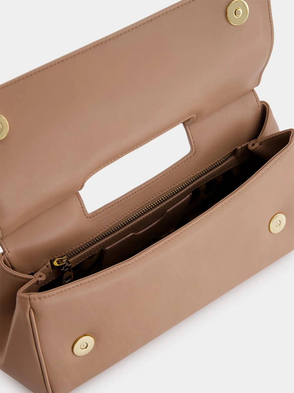 Medium Sicily Beige Clutch - Image 6