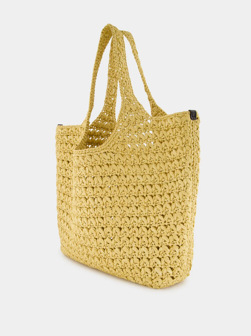 Raffia Crochet 3.5 Shopper Bag - Image 5