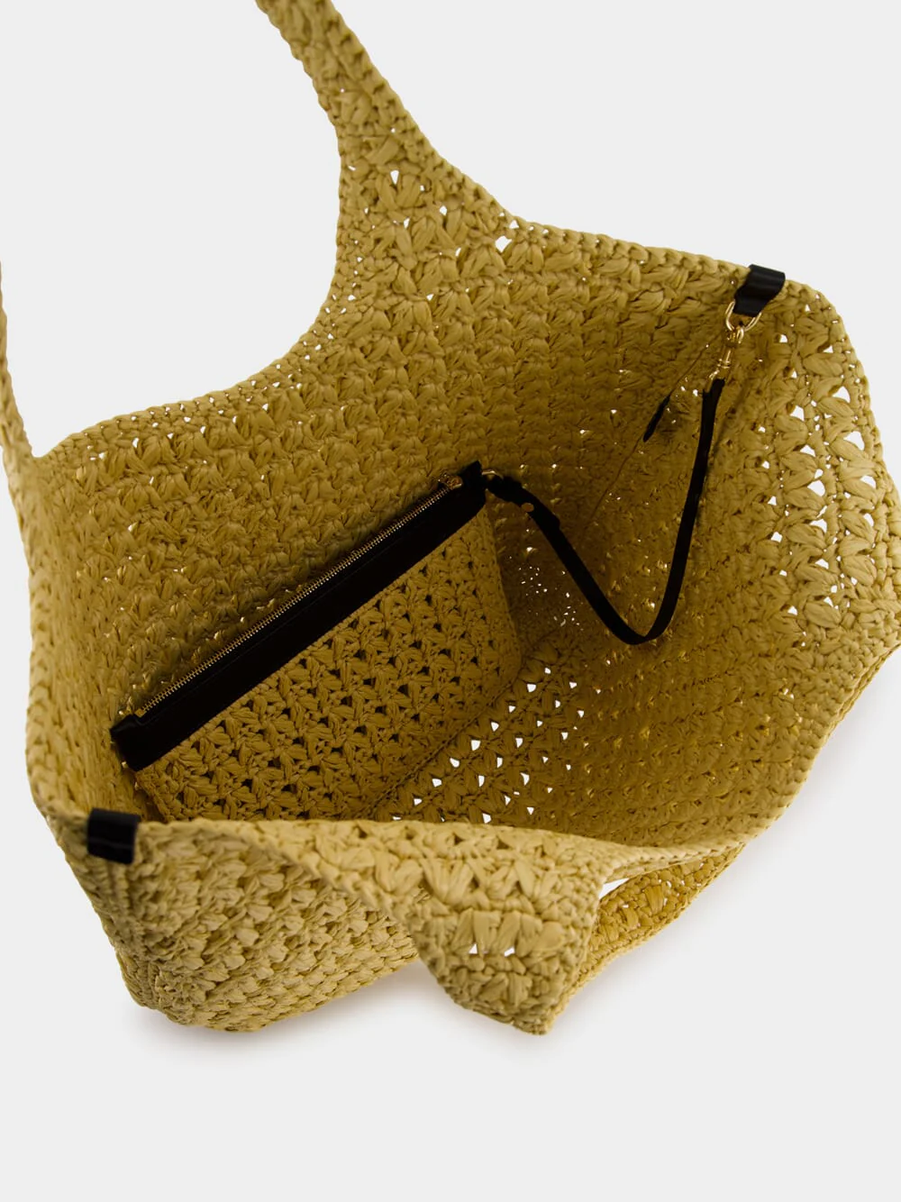 Raffia Crochet 3.5 Shopper Bag - Image 6