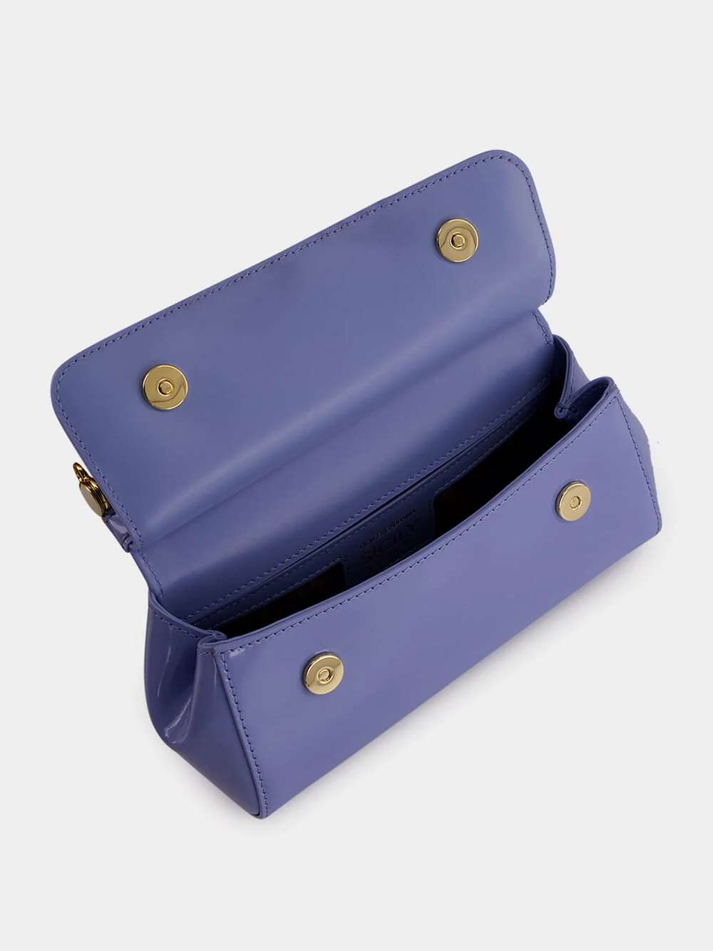 Sicily Handbag In Polished Calfskin - Image 7