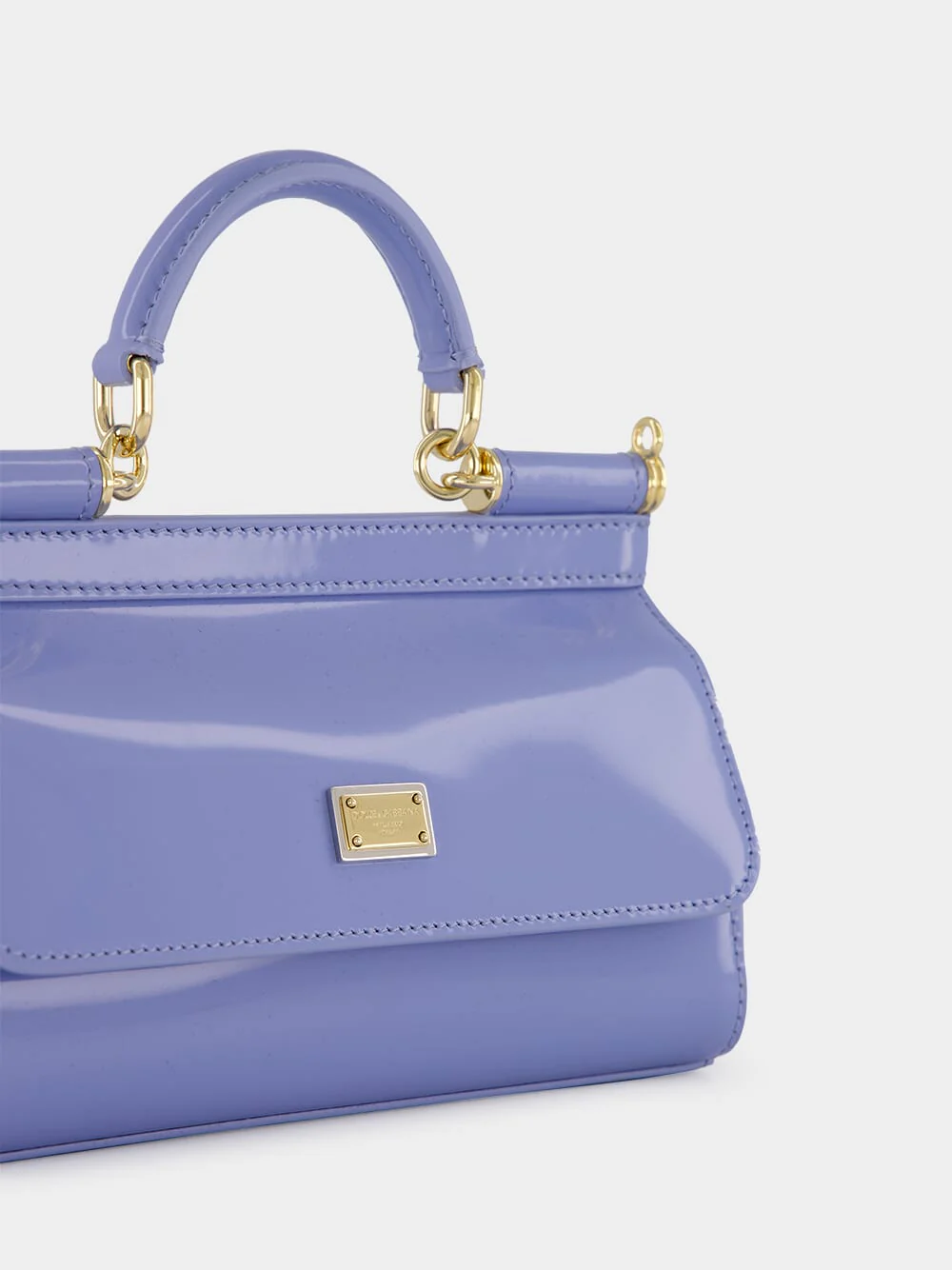 Sicily Handbag In Polished Calfskin - Image 8