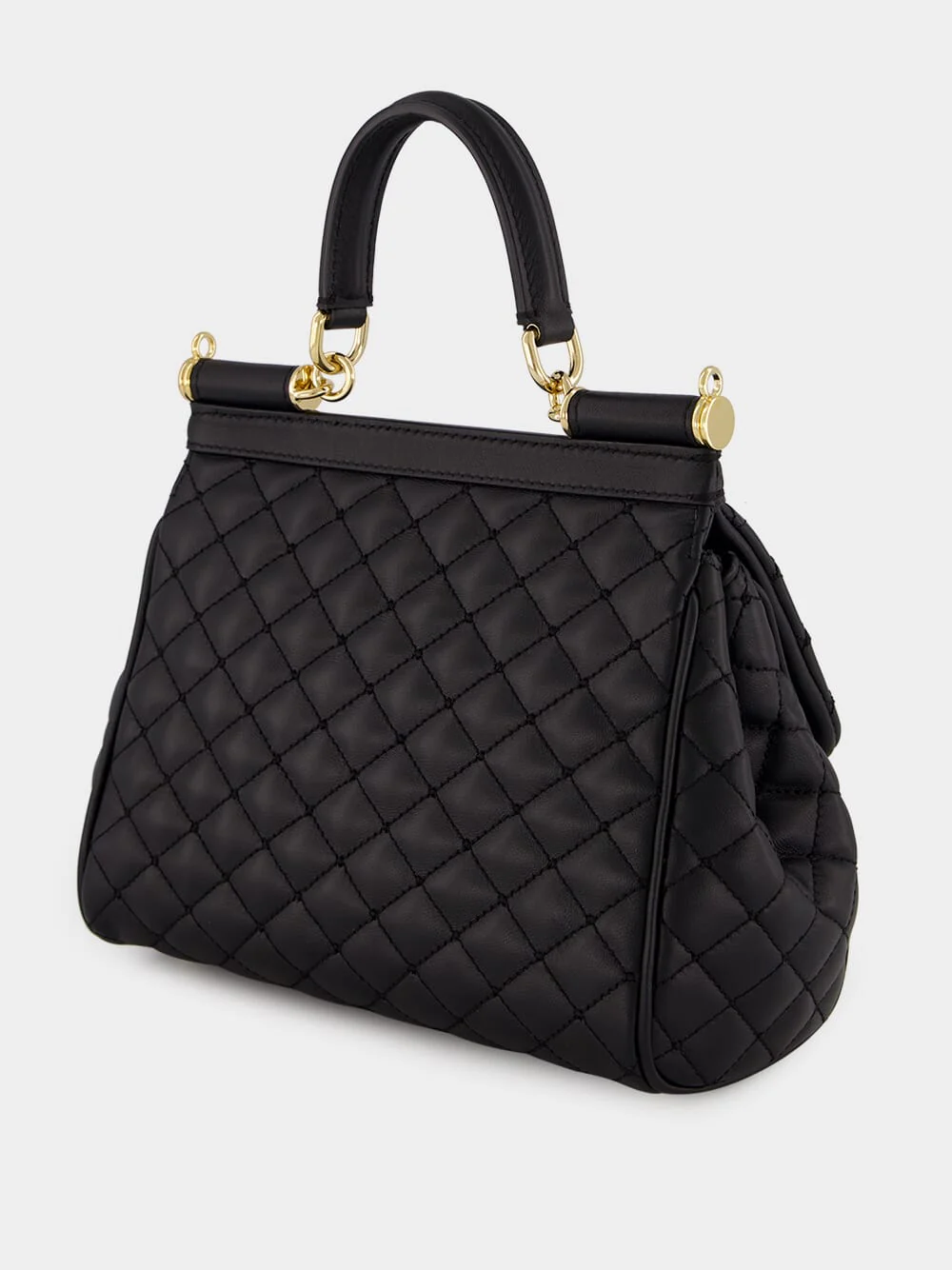 Sicily Quilted Nappa Handbag - Image 6