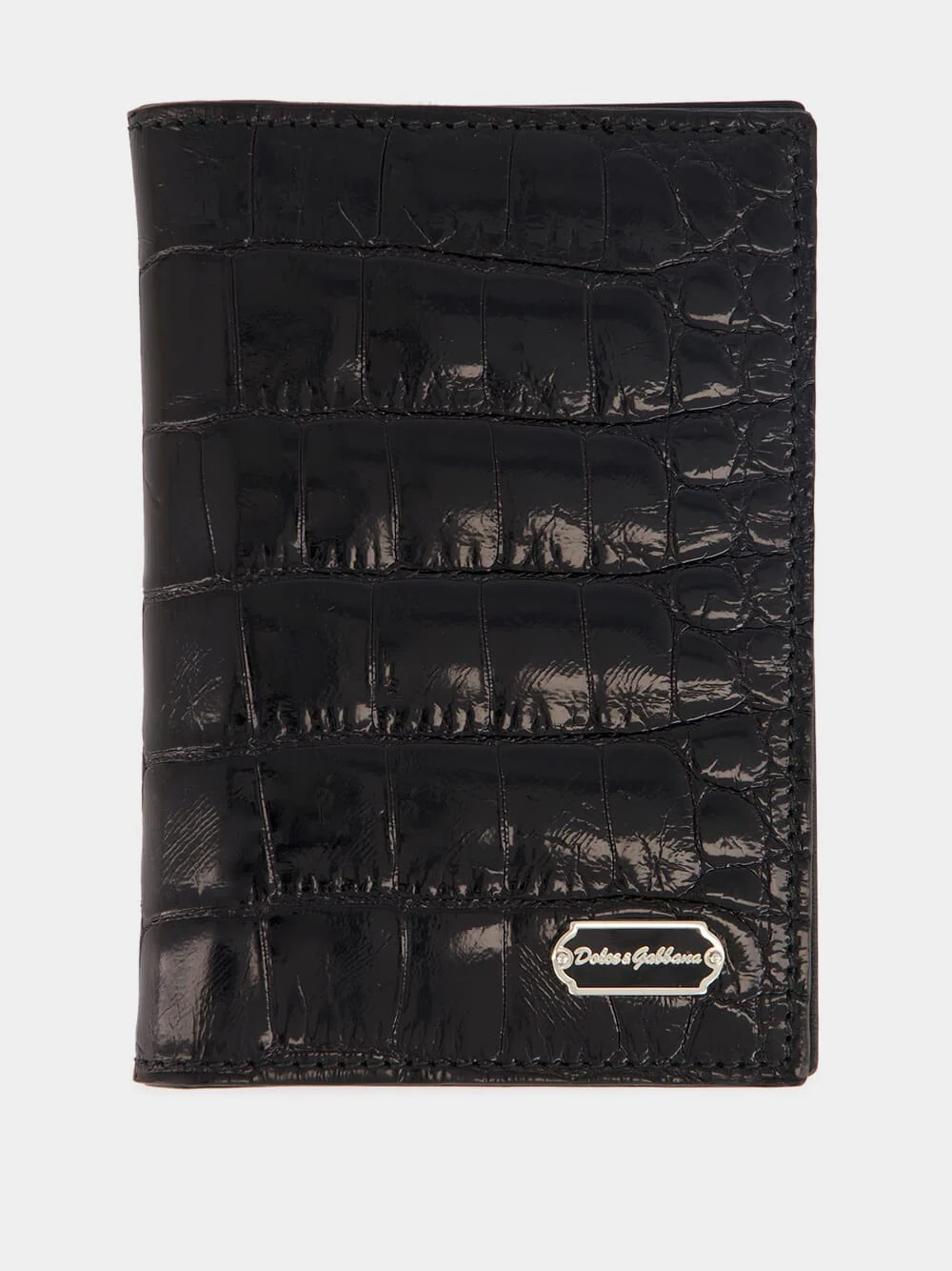 Black Alligator Leather Wallet