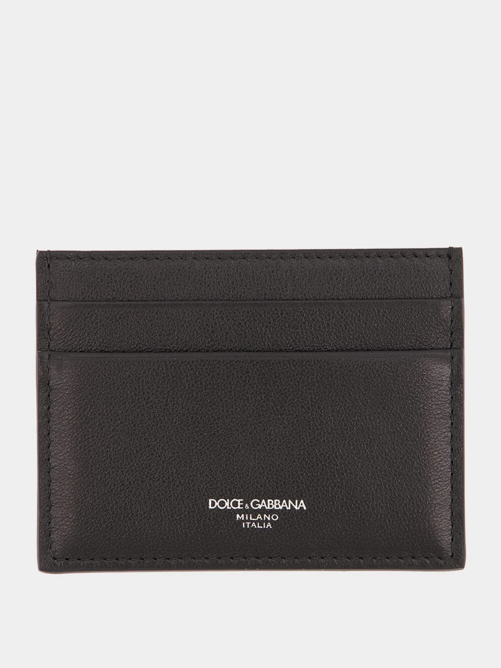 Black Calfskin Card Holder