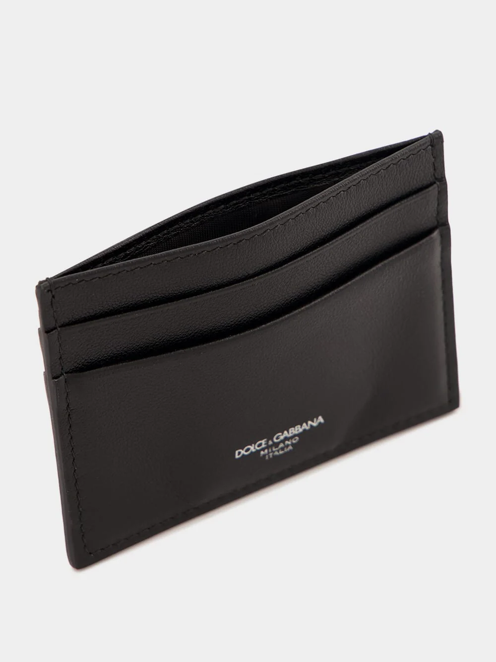Black Calfskin Card Holder - Image 3