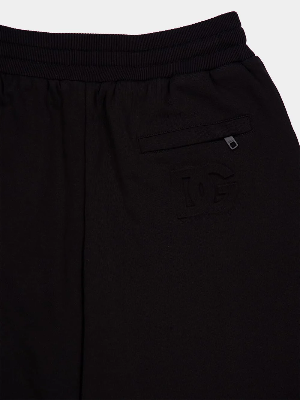 Black Cotton Jogging Shorts - Image 4
