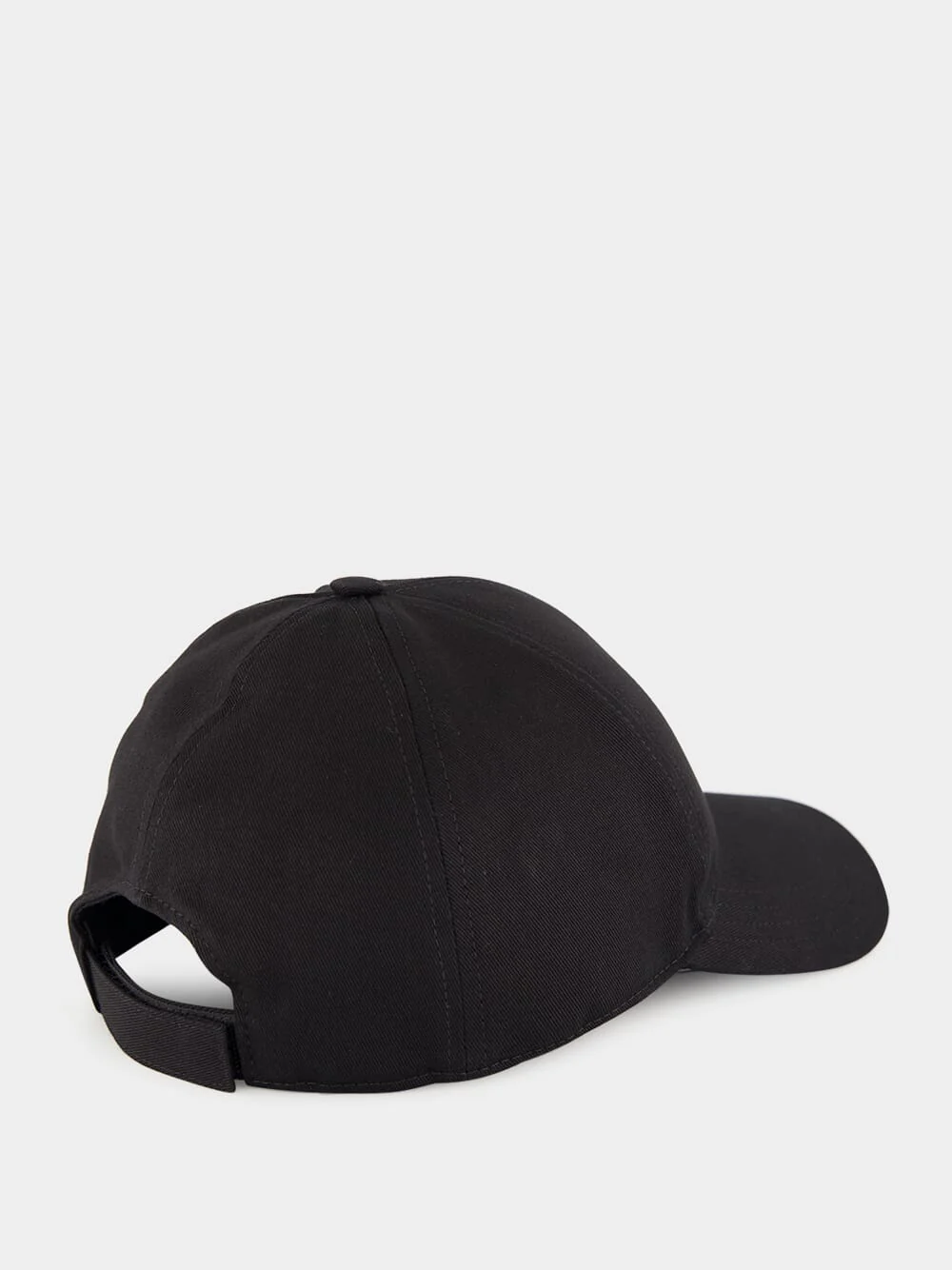 Black Cotton Rapper Cap - Image 2