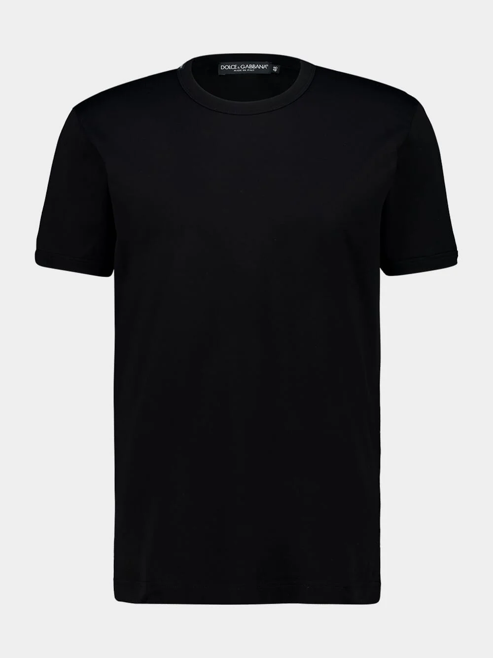 Black Cotton T-Shirt