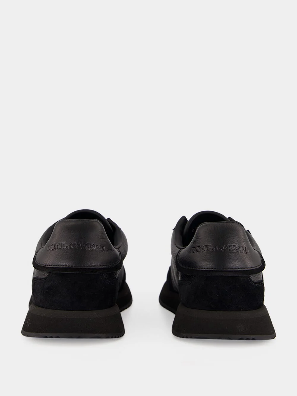 Black DG Cushion Calfskin Sneakers - Image 5