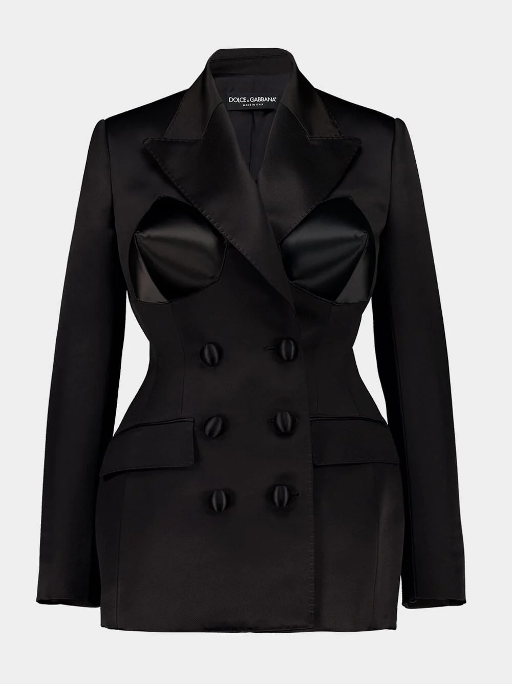 Black Duchess Jacket with Conical Cups - Image 7
