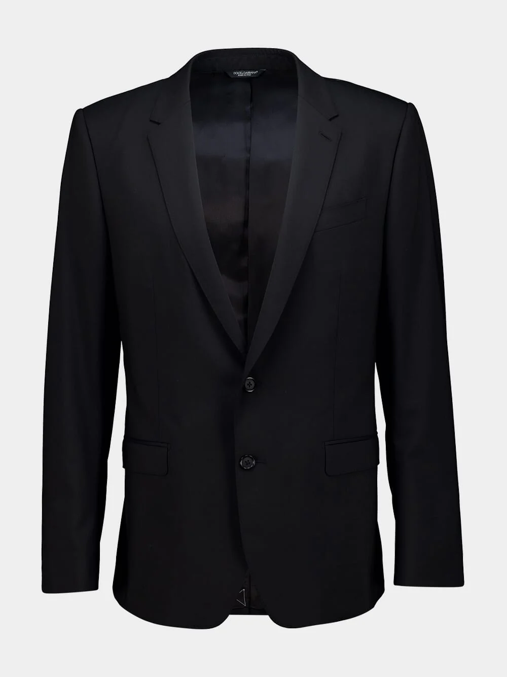 Black Martini-Fit Stretch Wool Suit - Image 3