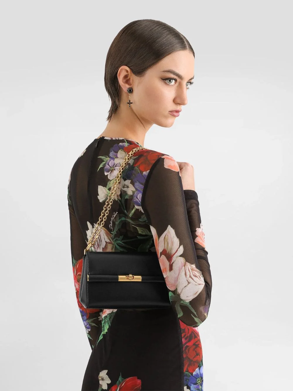 Black Mini Marlene City Bag - Image 2