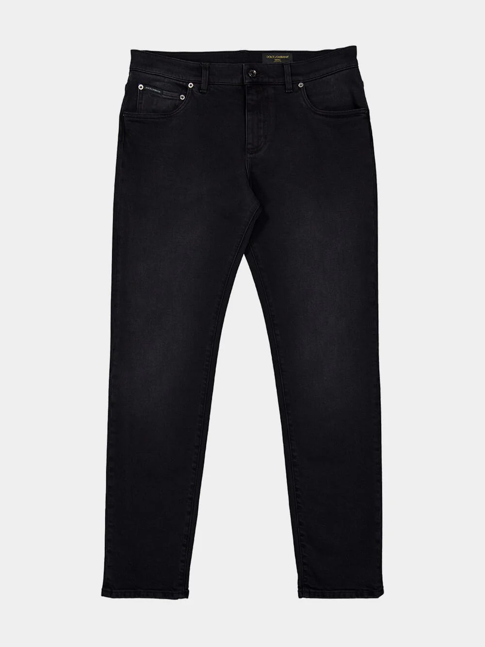 Black Straight Fit Cotton Pants - Image 5