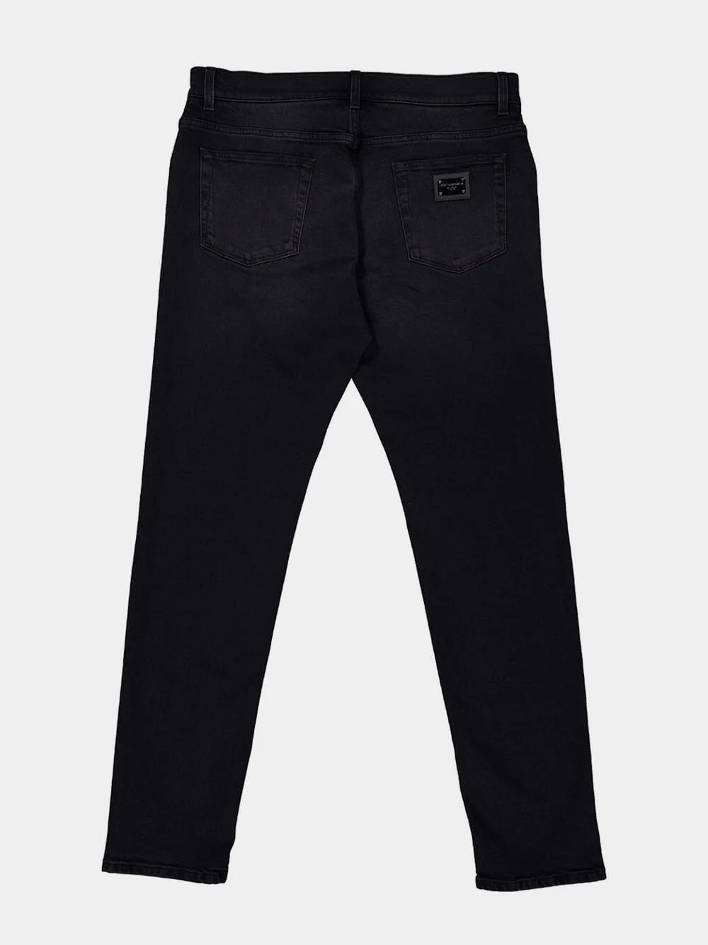 Black Straight Fit Cotton Pants - Image 6
