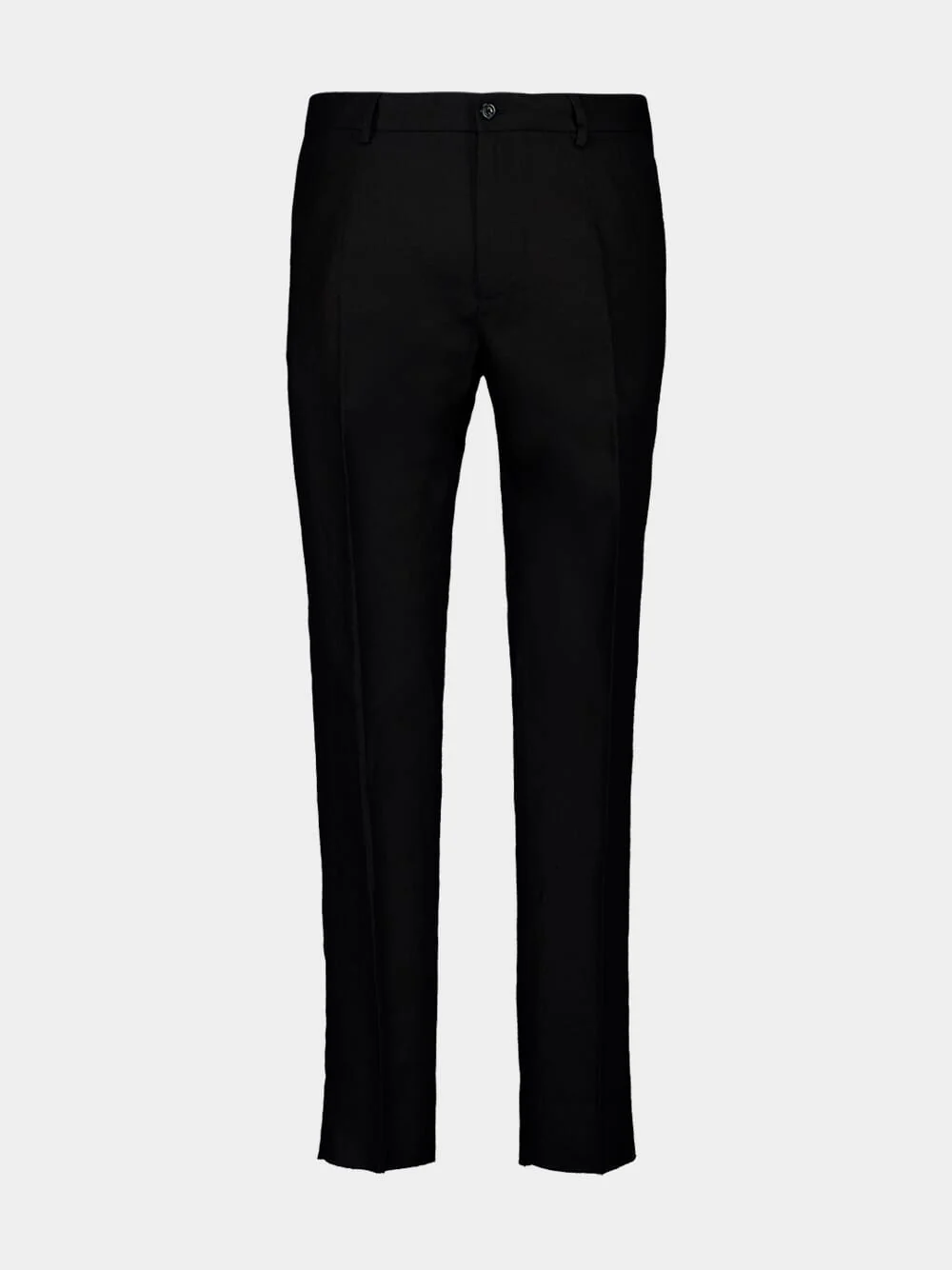 Black Stretch Chino Trousers
