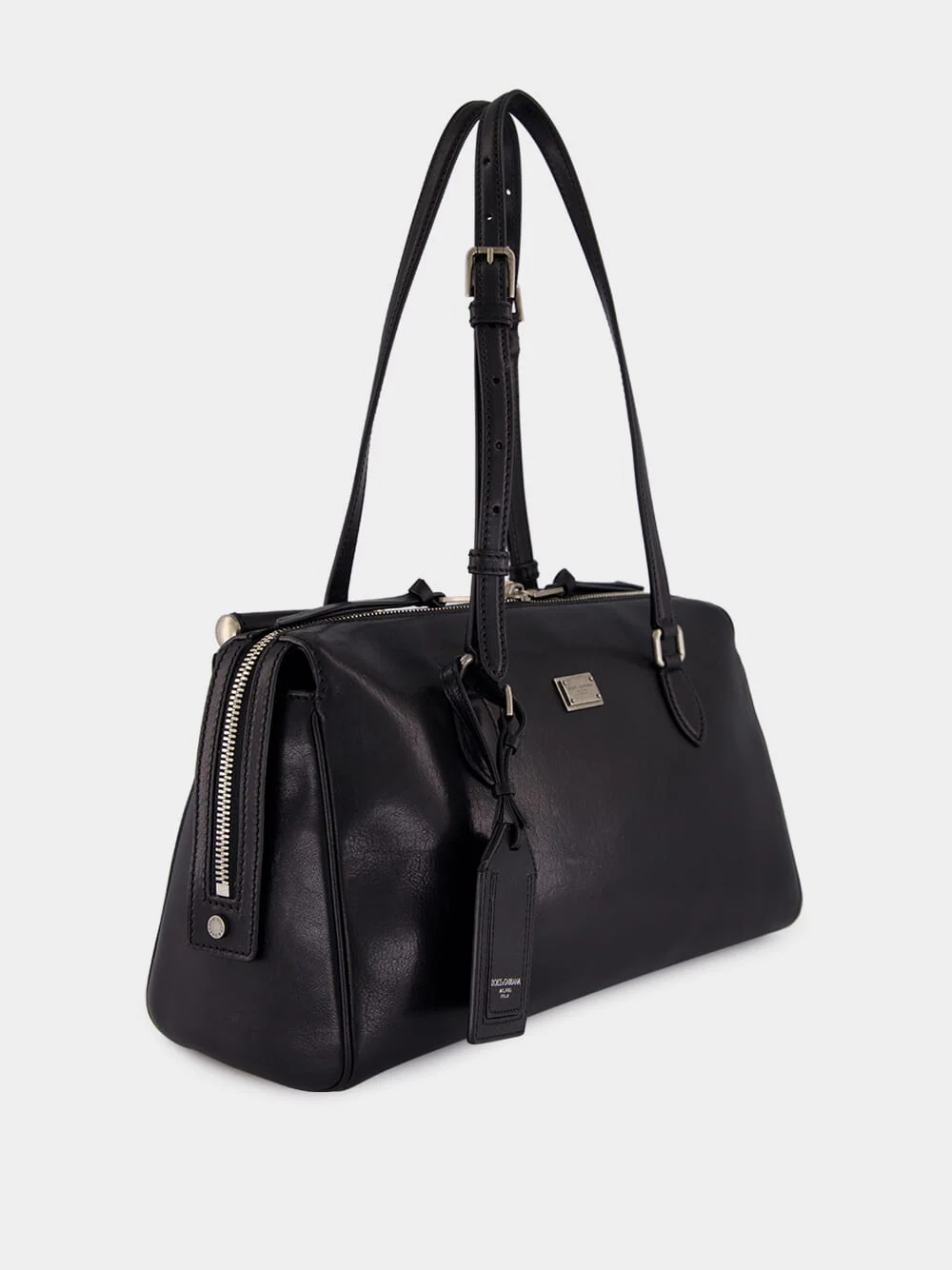 Black Vittoria Calfskin Bag - Image 2