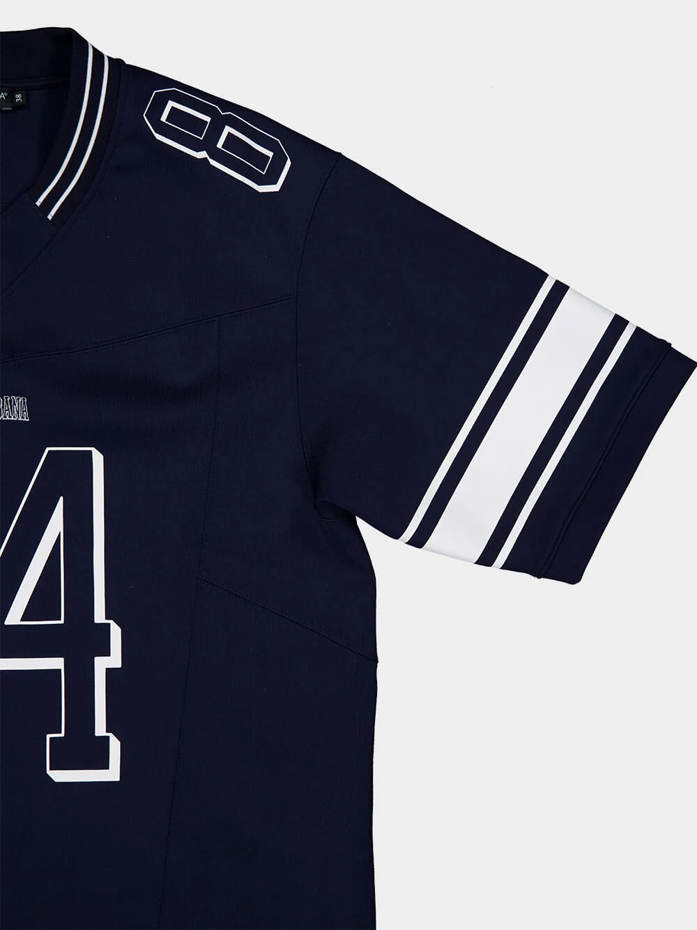 Blue Printed T-Shirt with Patch Detail - Image 6
