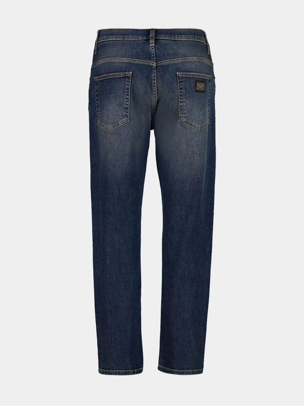 Blue Washed Loose Fit Jeans - Image 2