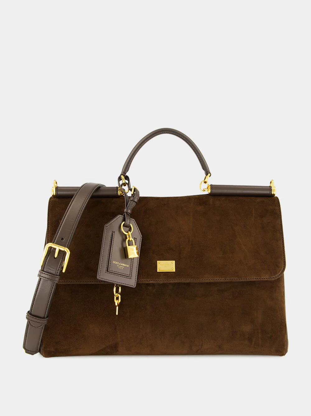 Brown My Sicily Calfskin Handbag