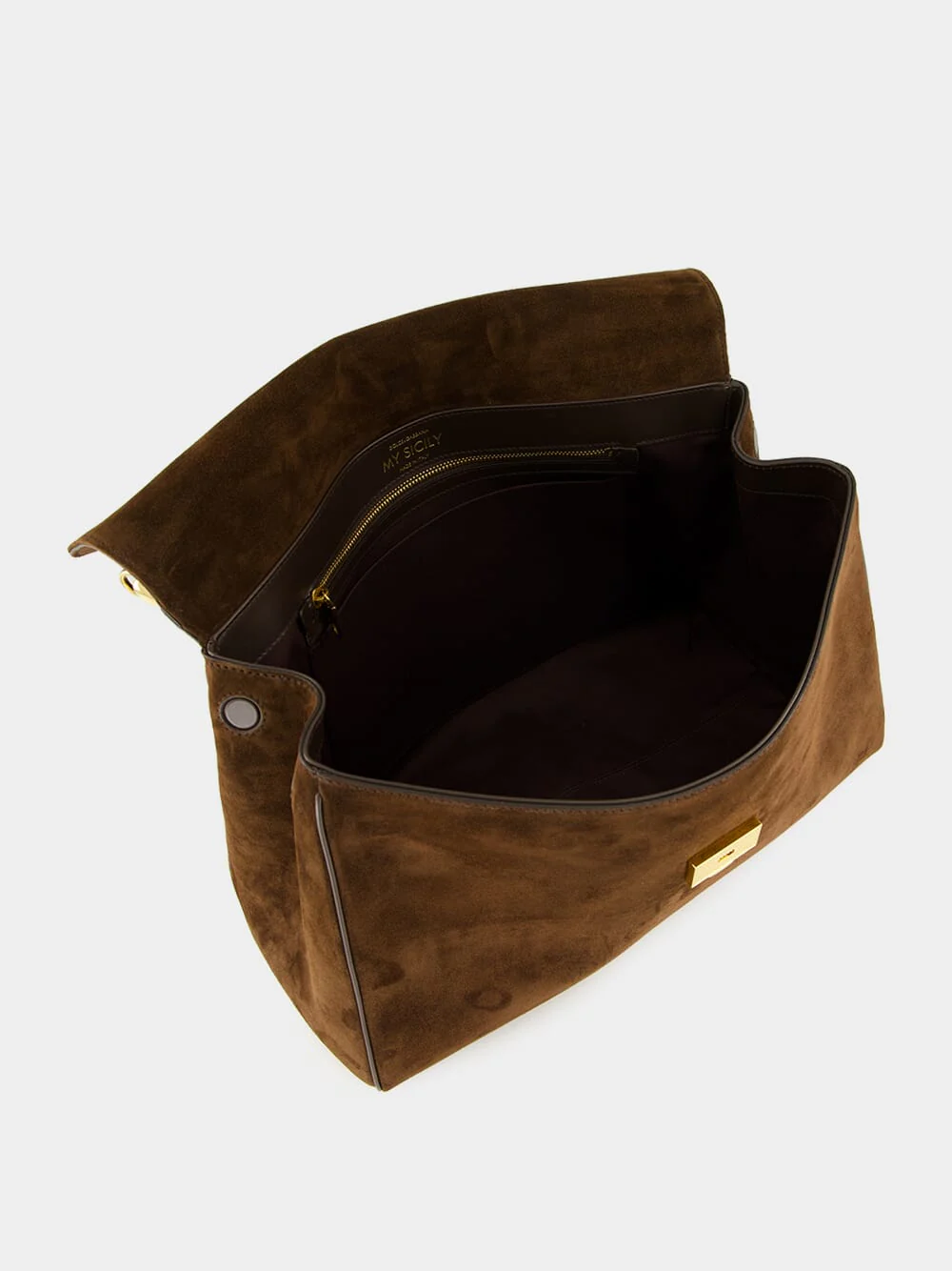 Brown My Sicily Calfskin Handbag - Image 6