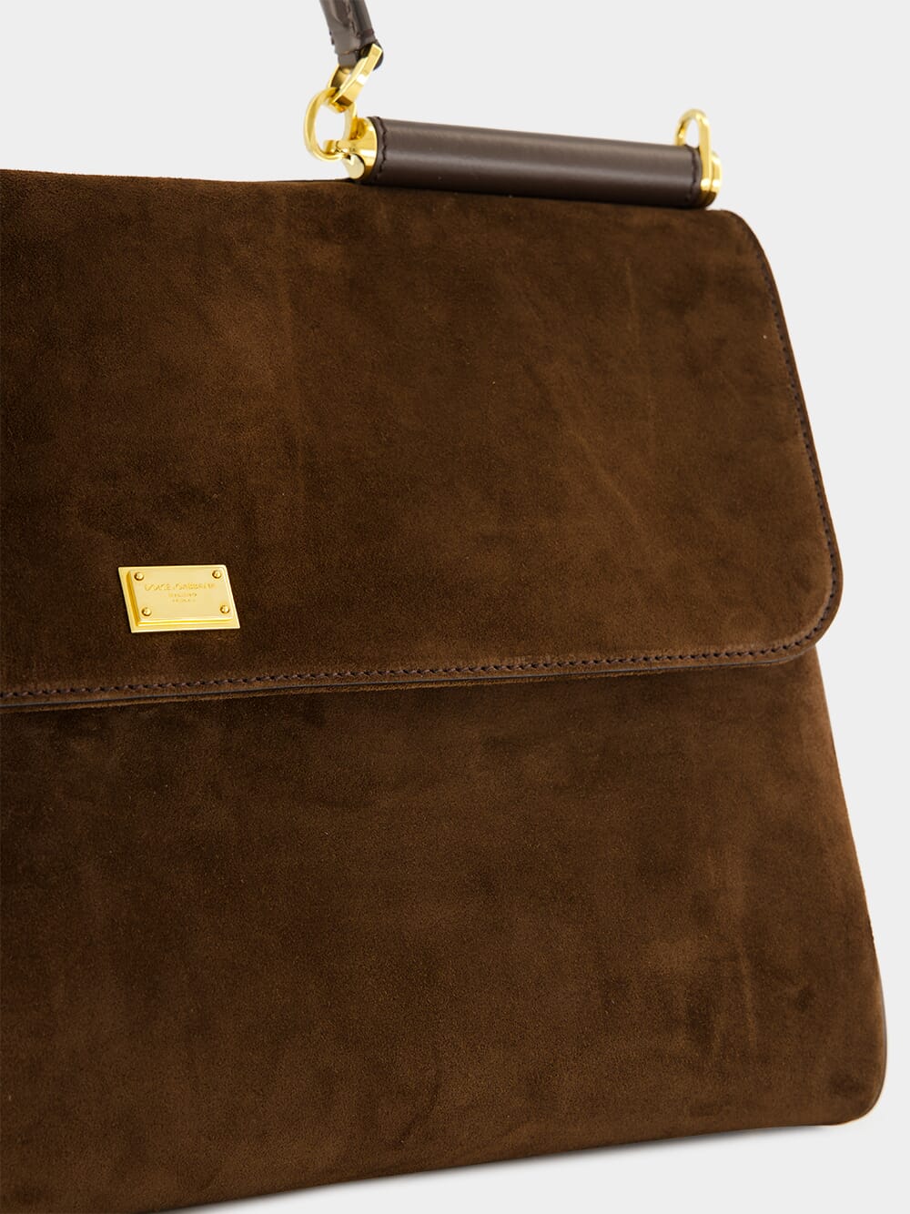 Brown My Sicily Calfskin Handbag - Image 7