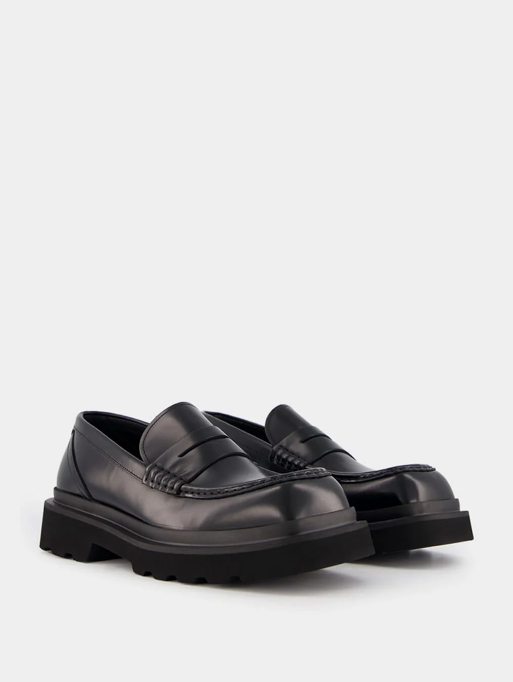 Brushed Calfskin Loafers - Image 3