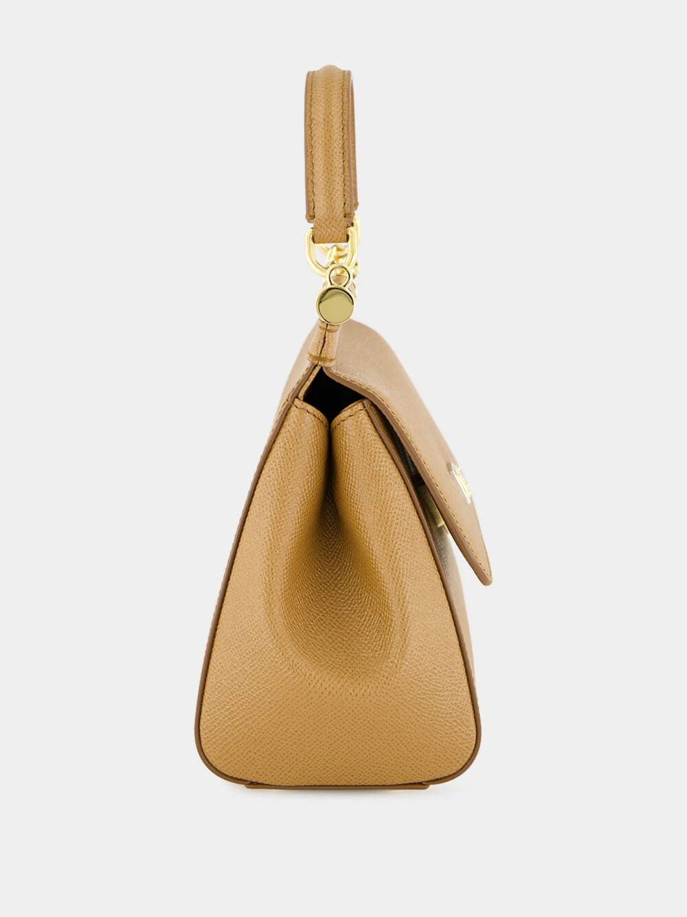 Caramel Medium Sicily Calfskin Bag - Image 4
