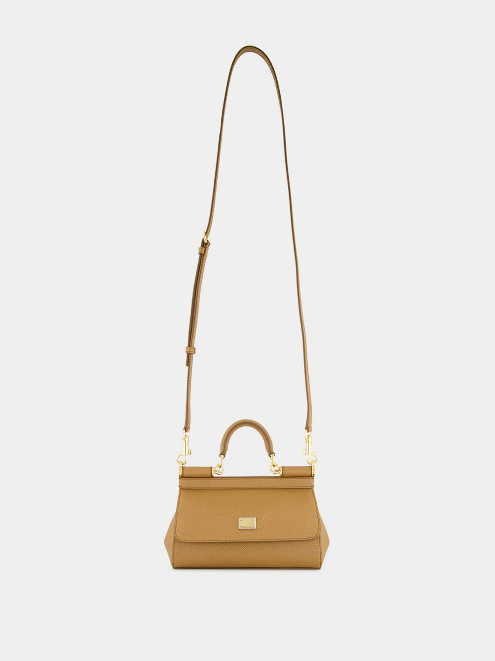 Caramel Small Sicily Calfskin Bag - Image 2