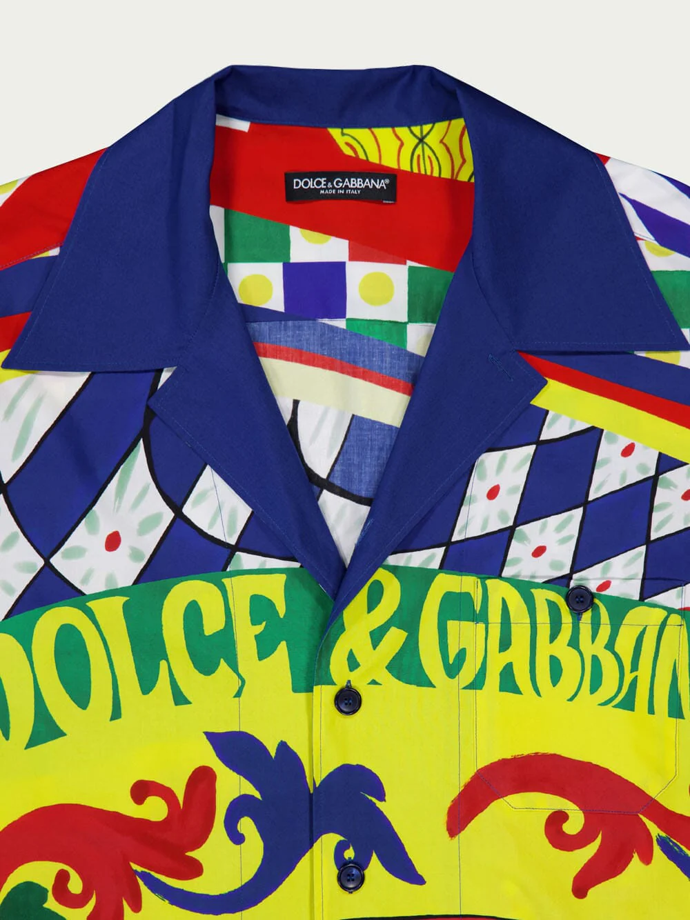 Carretto-Print Cotton Shirt - Image 3