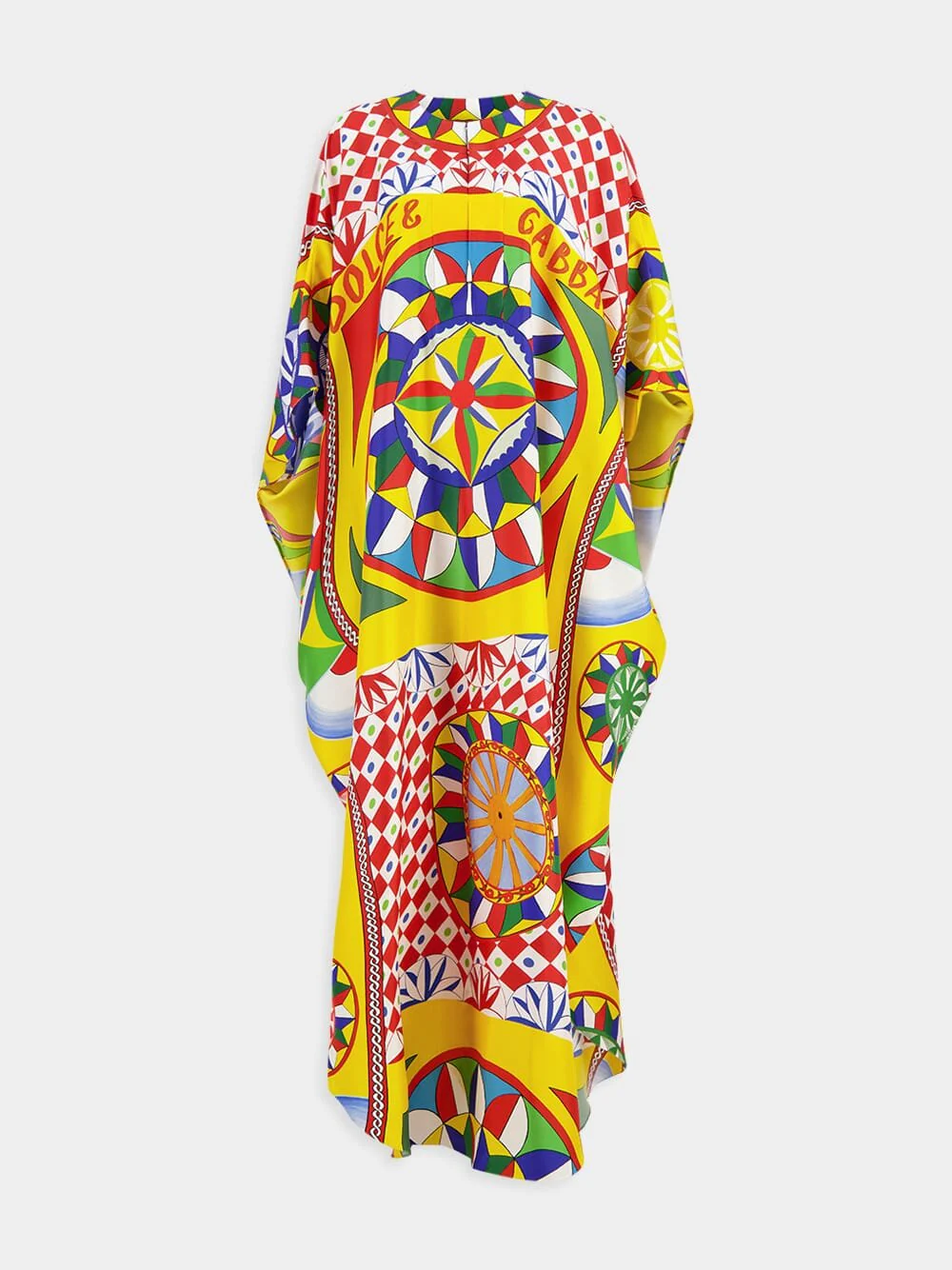 Carretto-Print Twill Caftan - Image 2