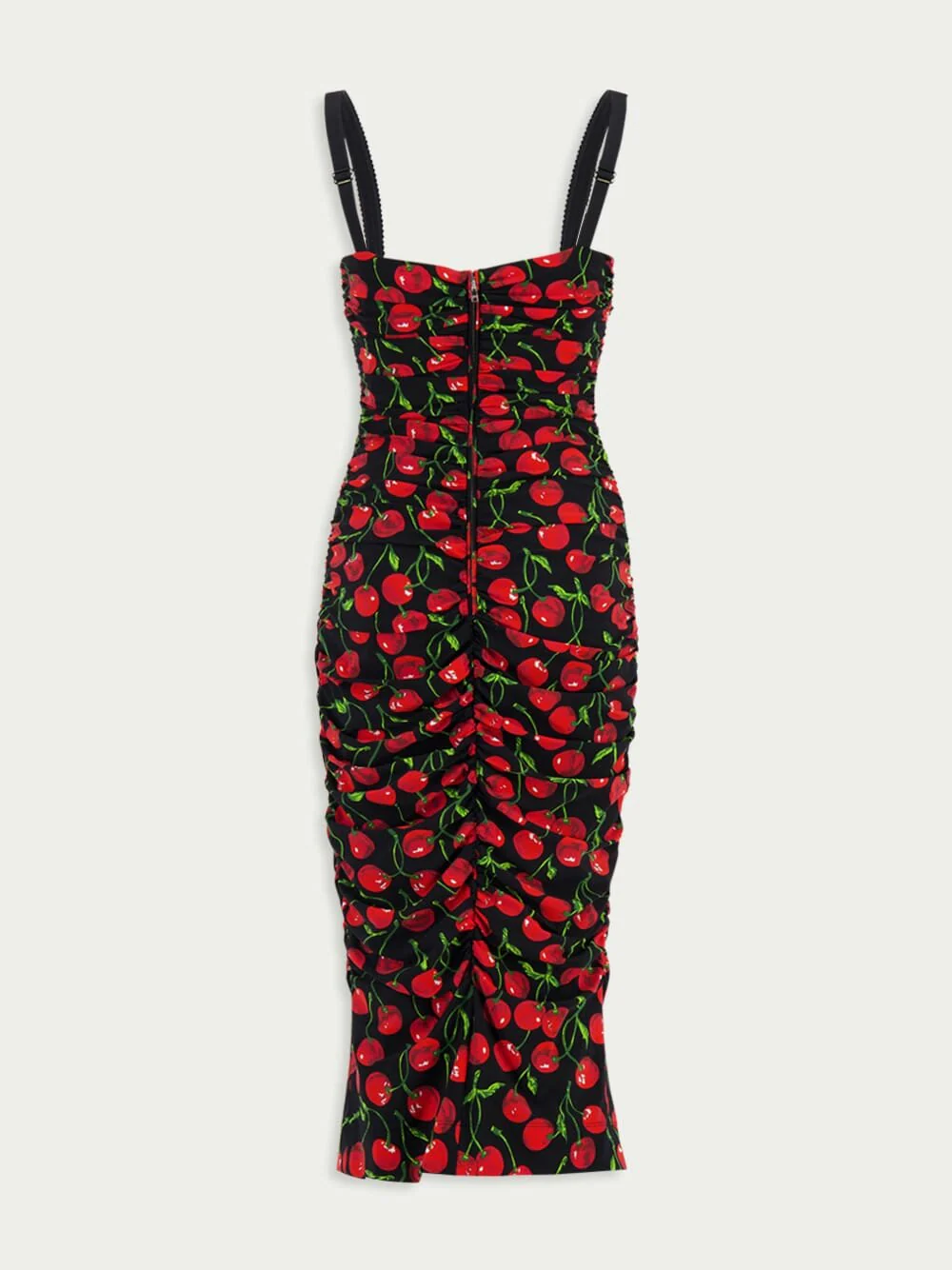 Cherry-Print Midi Dress - Image 3
