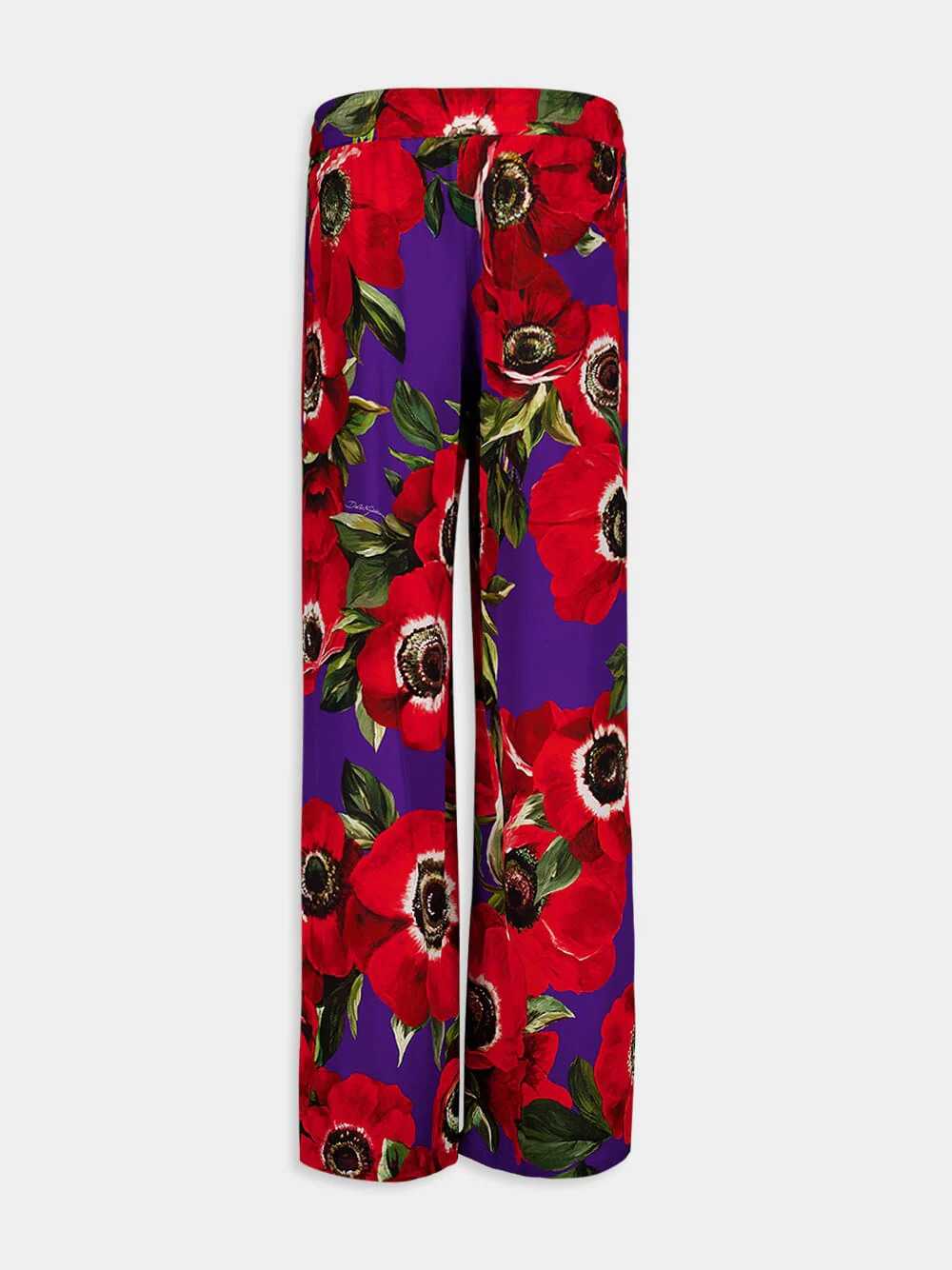Anemone Print Flared Pants - Image 4